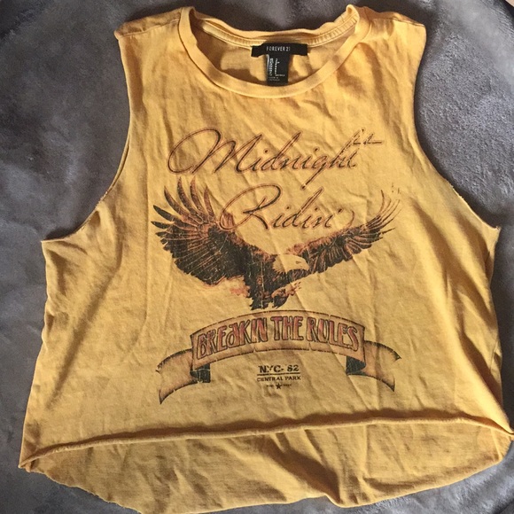 Forever 21 Midnight Ridin' Top - Picture 1 of 2